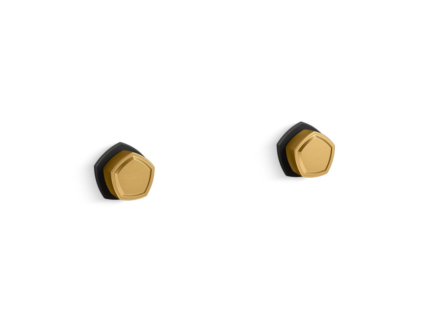KOHLER K-T27013-9 Occasion Wall-mount bathroom sink faucet Knob handle trim, 1.2 gpm