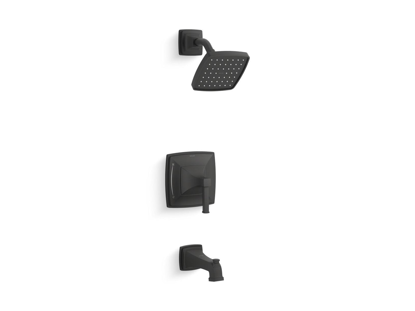 KOHLER K-TS27403-4G Riff Rite-Temp bath and shower trim kit, 1.75 gpm