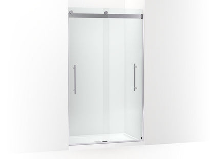 KOHLER K-702427-L Levity Plus Frameless sliding shower door, 81-5/8" H x 44-5/8 - 47-5/8" W, with 3/8"-thick Crystal Clear glass
