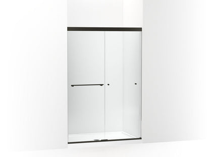 KOHLER K-707101-L Revel Sliding shower door, 70" H x 44-5/8 - 47-5/8" W, with 5/16" thick Crystal Clear glass