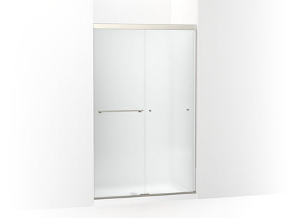 KOHLER K-707106-D3 Revel Sliding shower door, 76" H x 44-5/8 - 47-5/8" W, with 5/16" thick Frosted glass