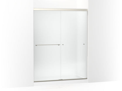 KOHLER K-707206-D3 Revel Sliding shower door, 76" H x 56-5/8 - 59-5/8" W, with 5/16" thick Frosted glass