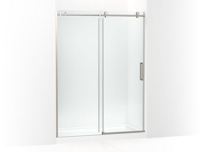 KOHLER K-701696-L Composed Sliding shower door, 78" H x 56-1/8 - 59-7/8" W, with 3/8" thick Crystal Clear glass