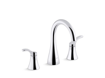 KOHLER K-27390-4 Simplice Widespread bathroom sink faucet, 1.2 gpm