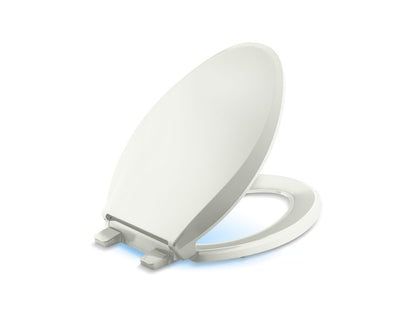KOHLER K-75796-RL Cachet Nightlight ReadyLatch Quiet-Close elongated toilet seat