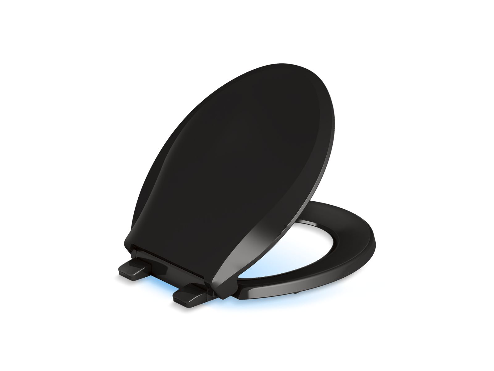KOHLER K-75758-RL Cachet Nightlight ReadyLatch Quiet-Close round-front toilet seat