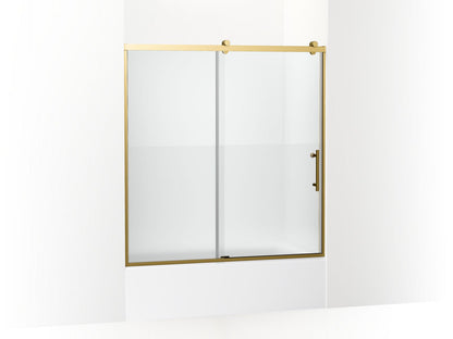 KOHLER K-702253-10G81 Rely 62-1/2" H sliding bath door with 3/8"-thick glass