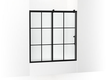 KOHLER K-702253-10G80 Rely 62-1/2" H sliding bath door with 3/8"-thick glass