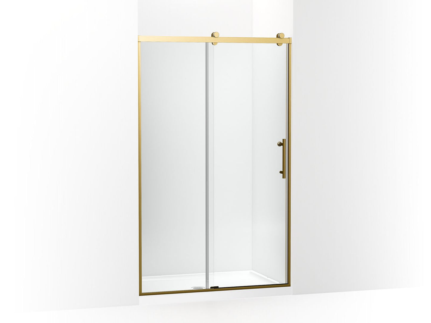 KOHLER K-709080-10L Rely 77" H sliding shower door with 3/8"-thick glass