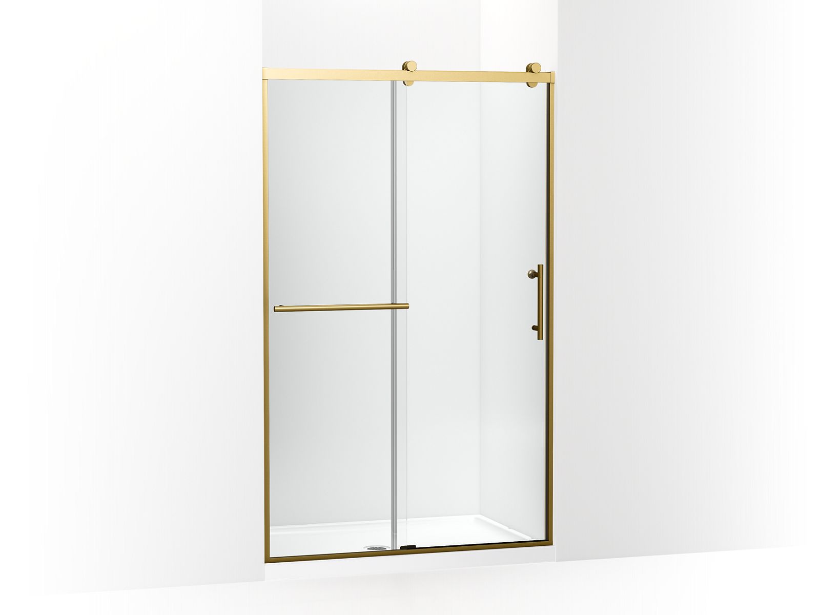 KOHLER K-709082-10L Rely 77" H sliding shower door with 3/8"-thick glass
