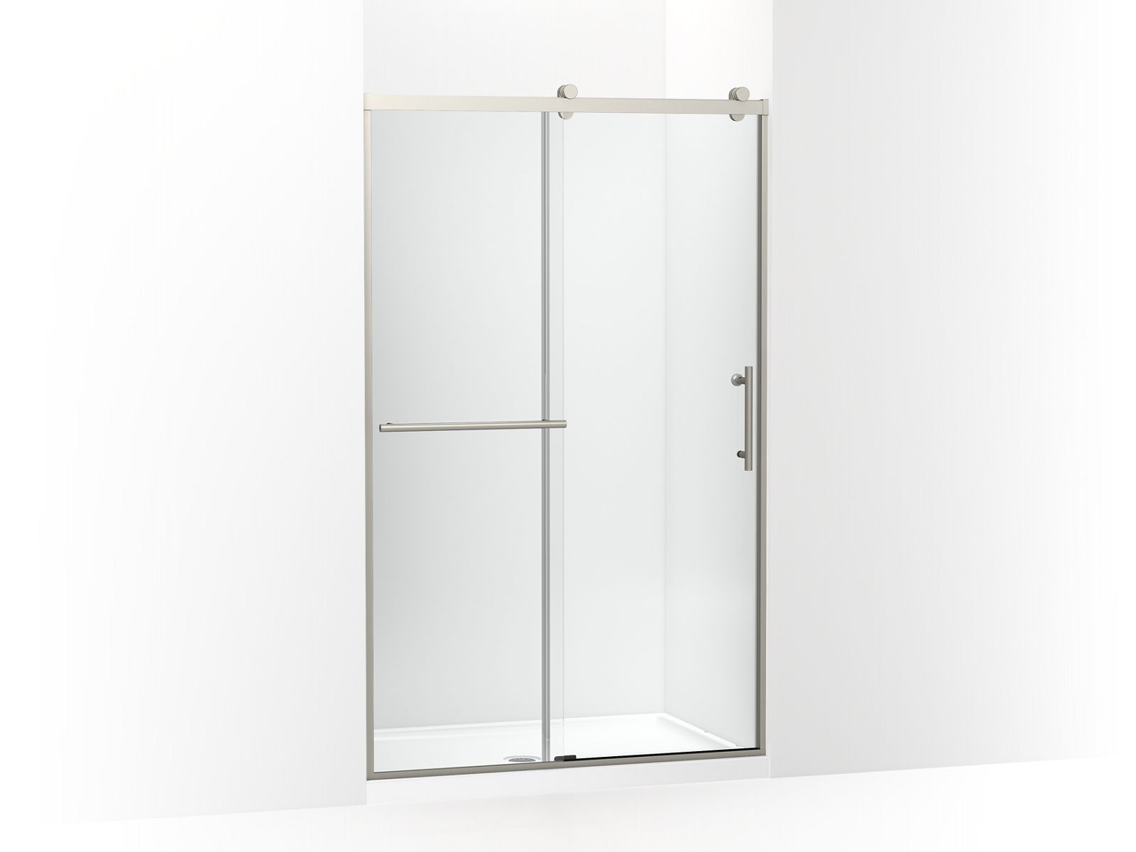 KOHLER K-709082-10L Rely 77" H sliding shower door with 3/8"-thick glass