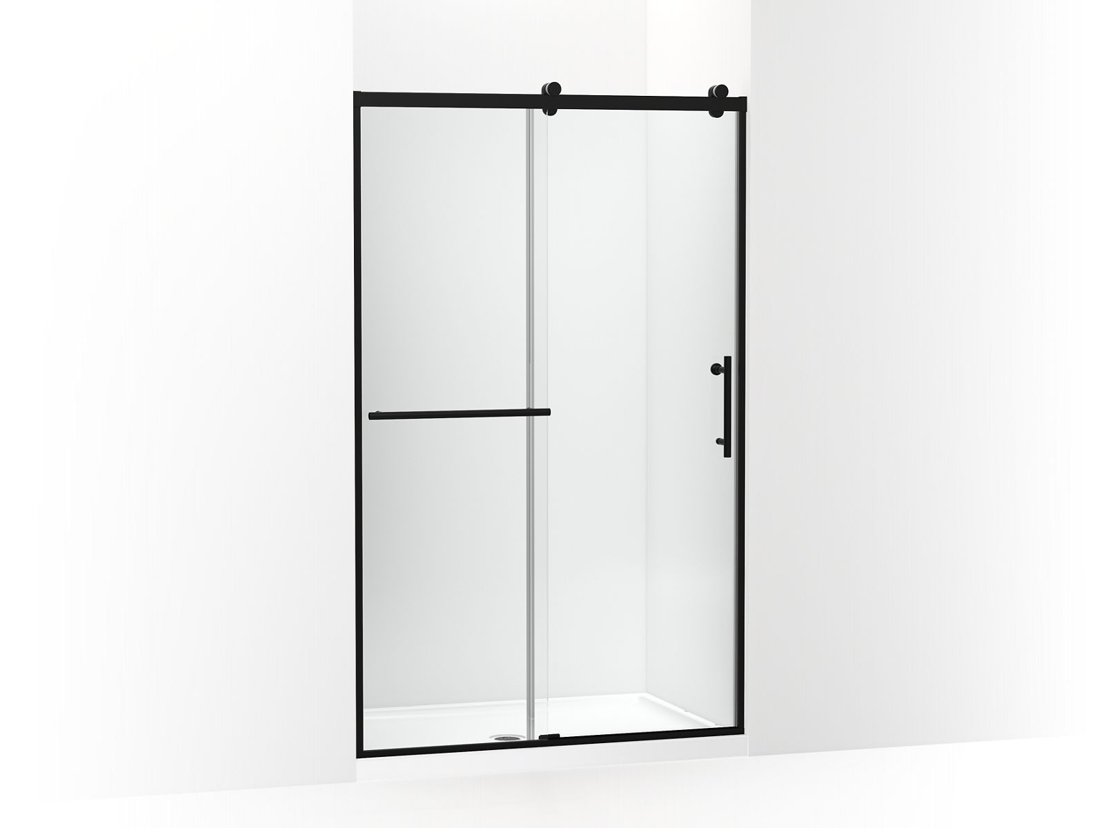 KOHLER K-709082-10L Rely 77" H sliding shower door with 3/8"-thick glass
