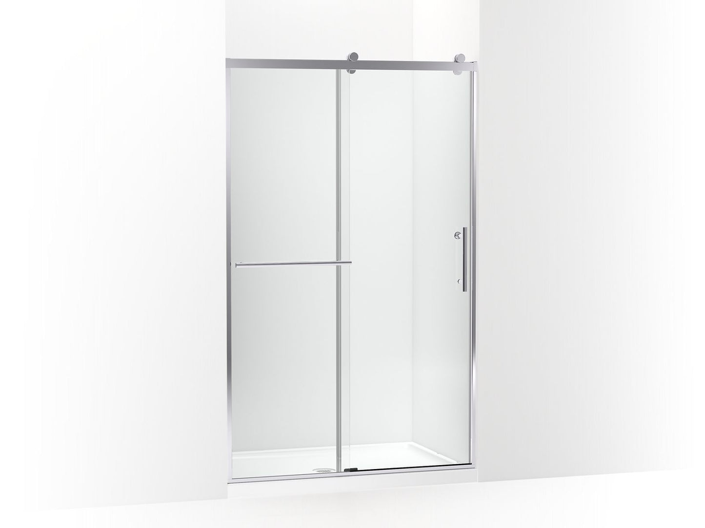 KOHLER K-709082-10L Rely 77" H sliding shower door with 3/8"-thick glass