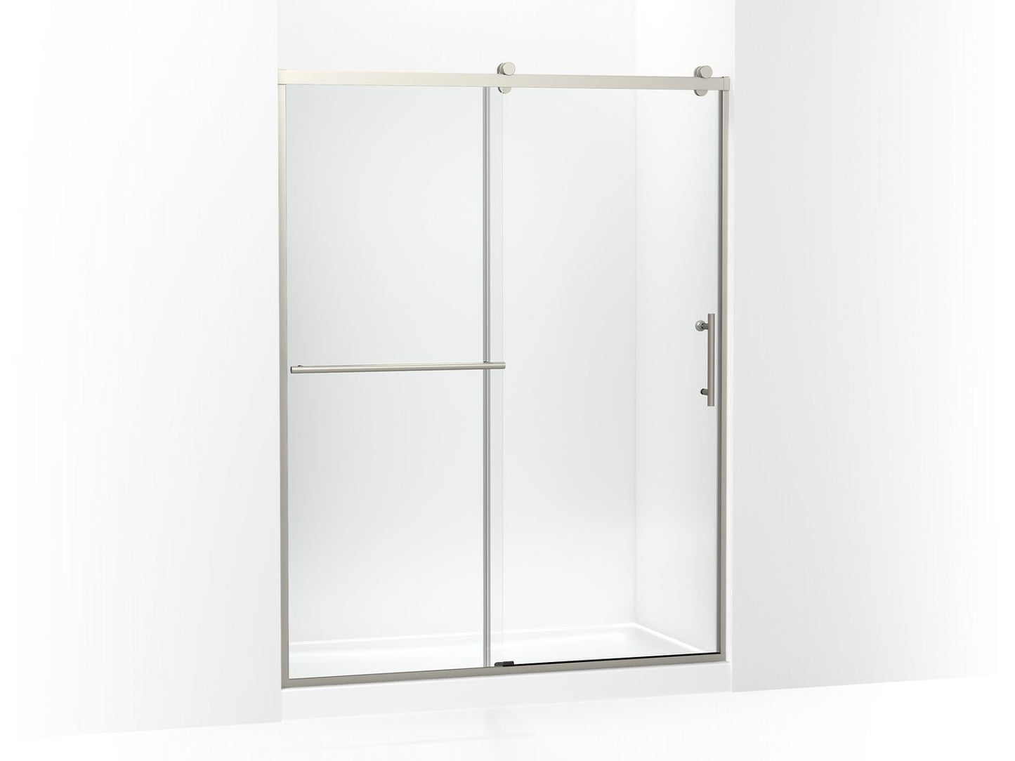KOHLER K-709081-10L Rely 77" H sliding shower door with 3/8"-thick glass