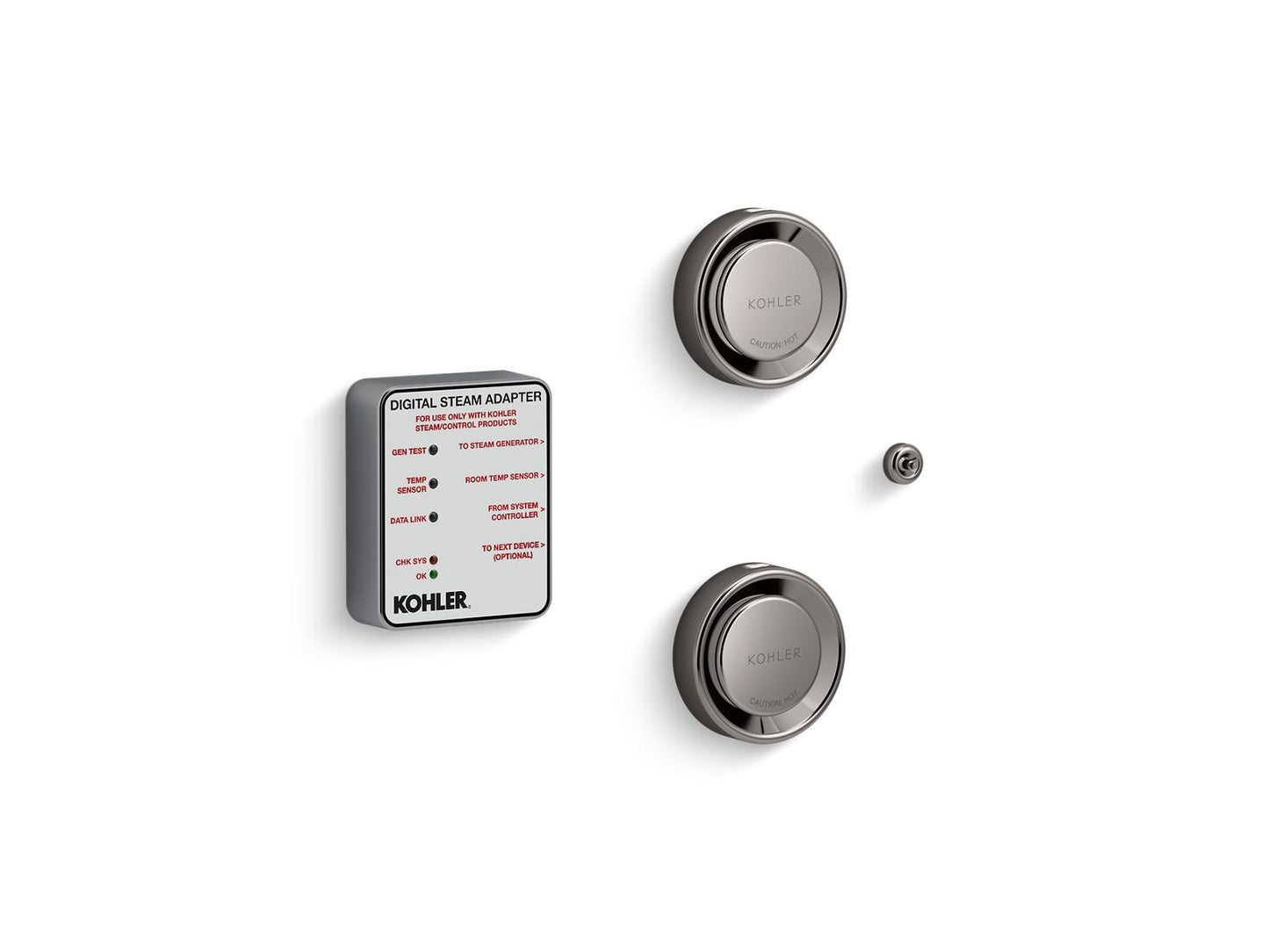 KOHLER K-5549-K1 Invigoration Series Tandem digital steam adapter kit