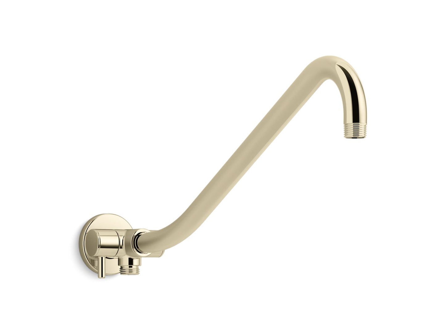 KOHLER Gooseneck Rainhead arm with 3-way diverter