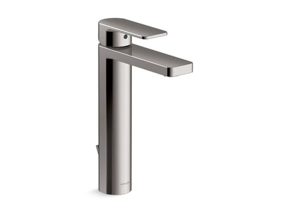 KOHLER K-23475-4 Parallel Tall single-handle bathroom sink faucet, 1.2 gpm