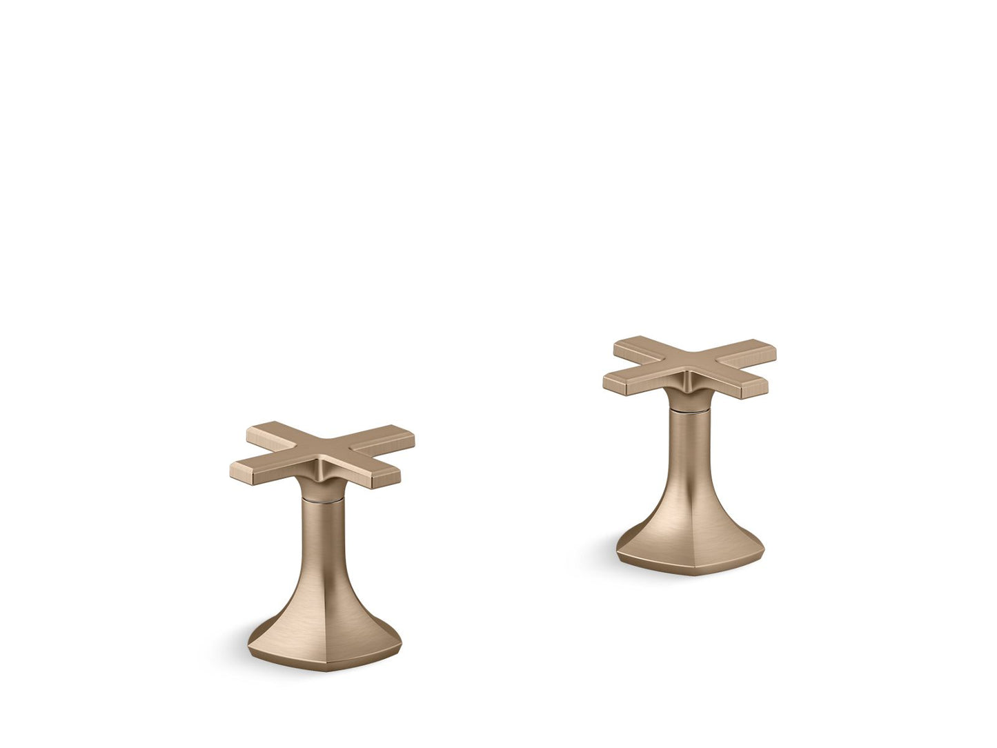KOHLER K-27018-3 Occasion Deck-mount bath faucet handles with Cross design