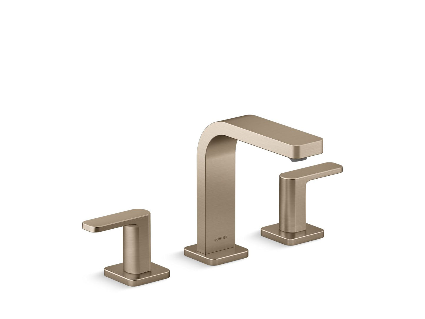 KOHLER K-23484-4N Parallel Widespread bathroom sink faucet, 0.5 gpm