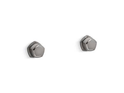 KOHLER K-T27013-9 Occasion Wall-mount bathroom sink faucet Knob handle trim, 1.2 gpm