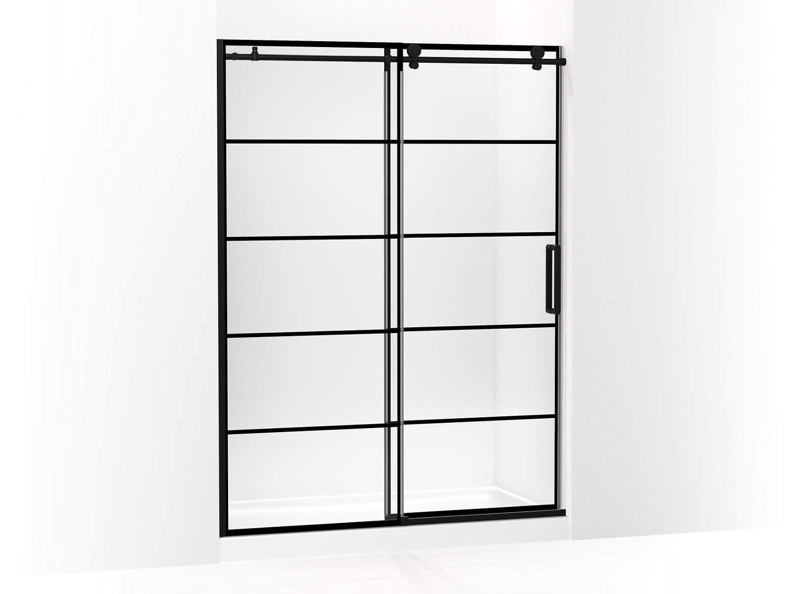 KOHLER K-701696-G79 Composed 78" H sliding shower door with 3/8"-thick glass