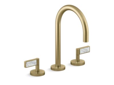 Kallista P24490-WC One Basin Set, Gooseneck, Lv, Wc Stone