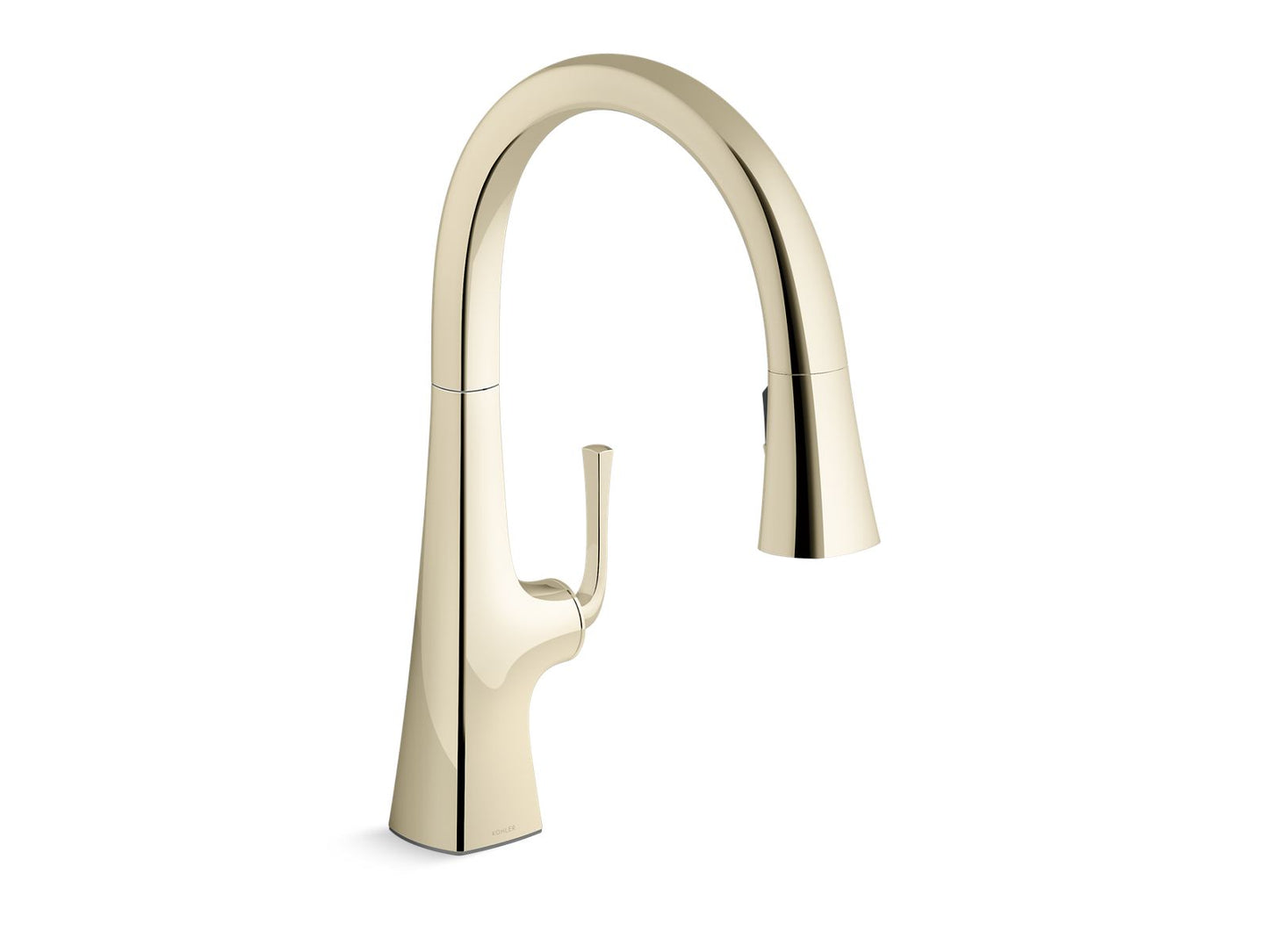 KOHLER K-22062 Graze Pull-down kitchen sink faucet with three-function sprayhead