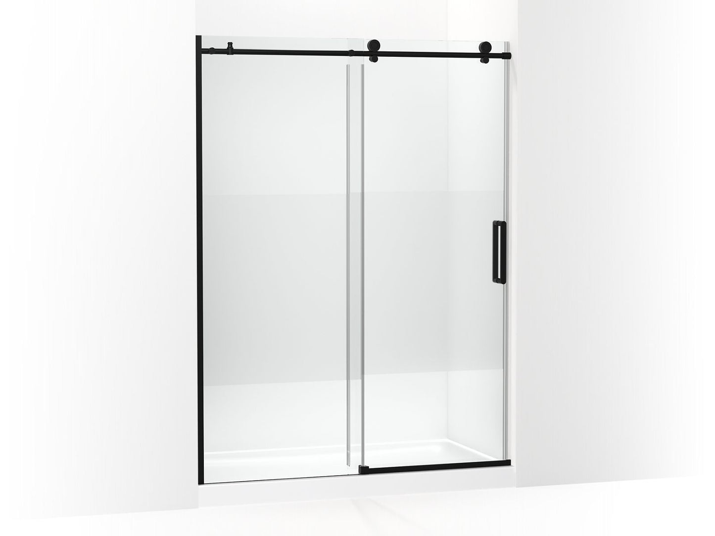 KOHLER K-701696-G81 Composed 78" sliding shower door with 3/8"-thick glass