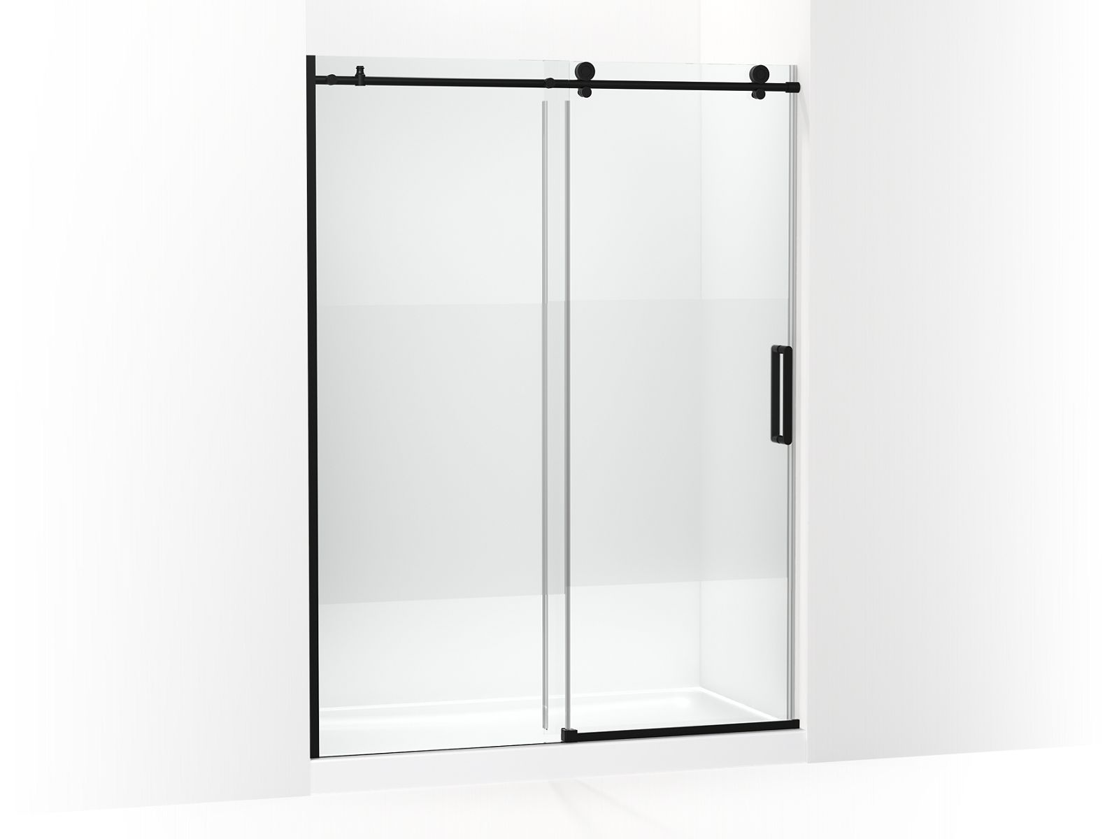 KOHLER K-701696-G81 Composed 78" sliding shower door with 3/8"-thick glass