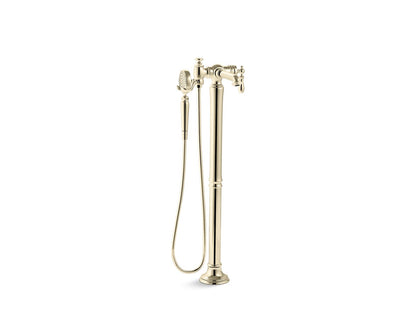 KOHLER K-T72790-9M Artifacts Floor-mount bath filler trim with handshower