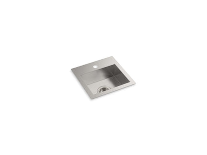 KOHLER K-32027-1 Vault 15" top-/undermount single-bowl bar sink
