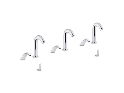 KOHLER K-181031-BB1 Oblo Curve Touchless lavatory faucets and soap dispensers for Constellation lavatory system, 0.5 gpm
