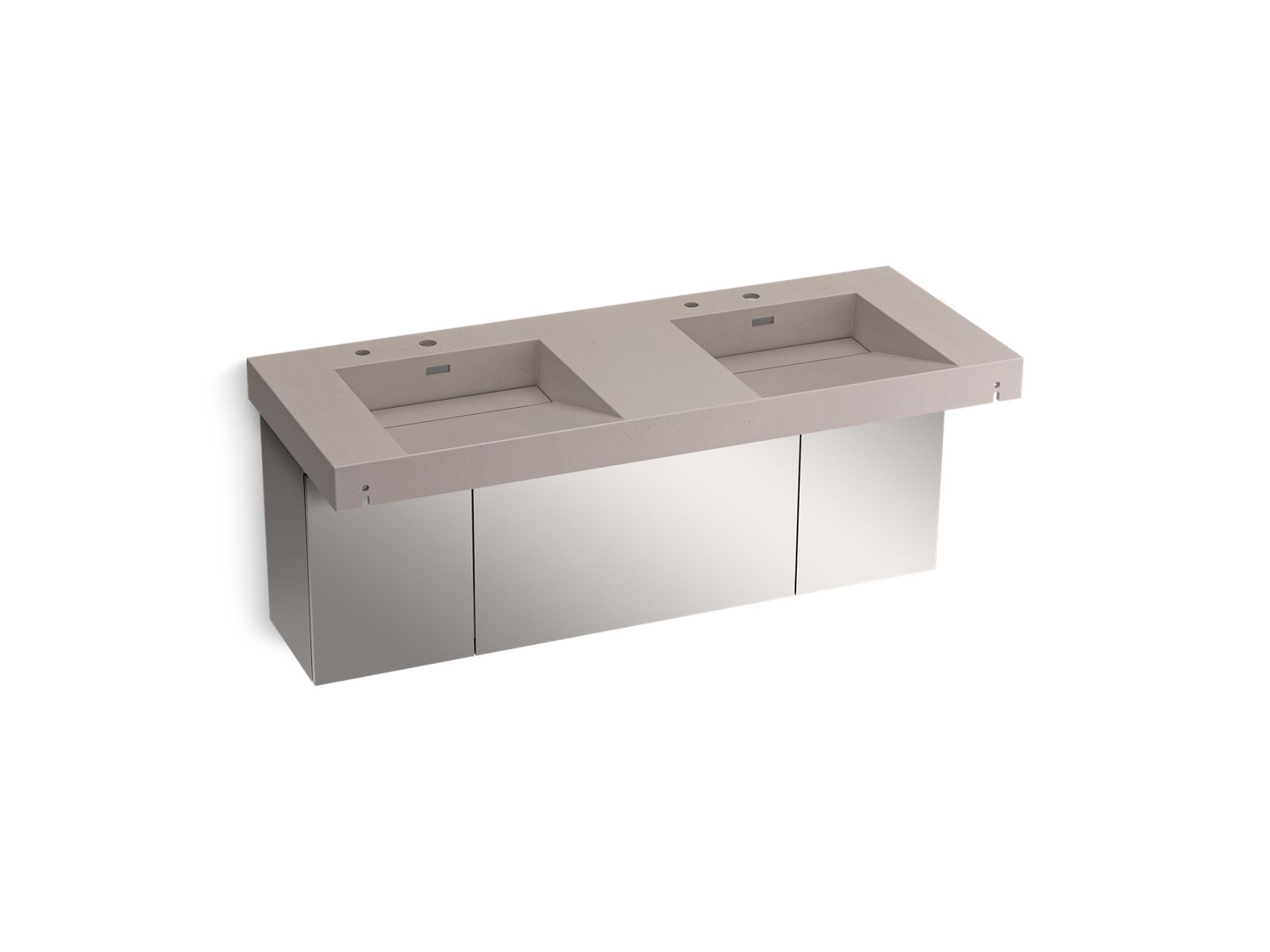 KOHLER Constellation™ 60" wall-mount basin lavatory system