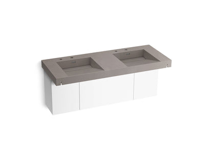 KOHLER K-81030-BPW Constellation 60" wall-mount basin lavatory system