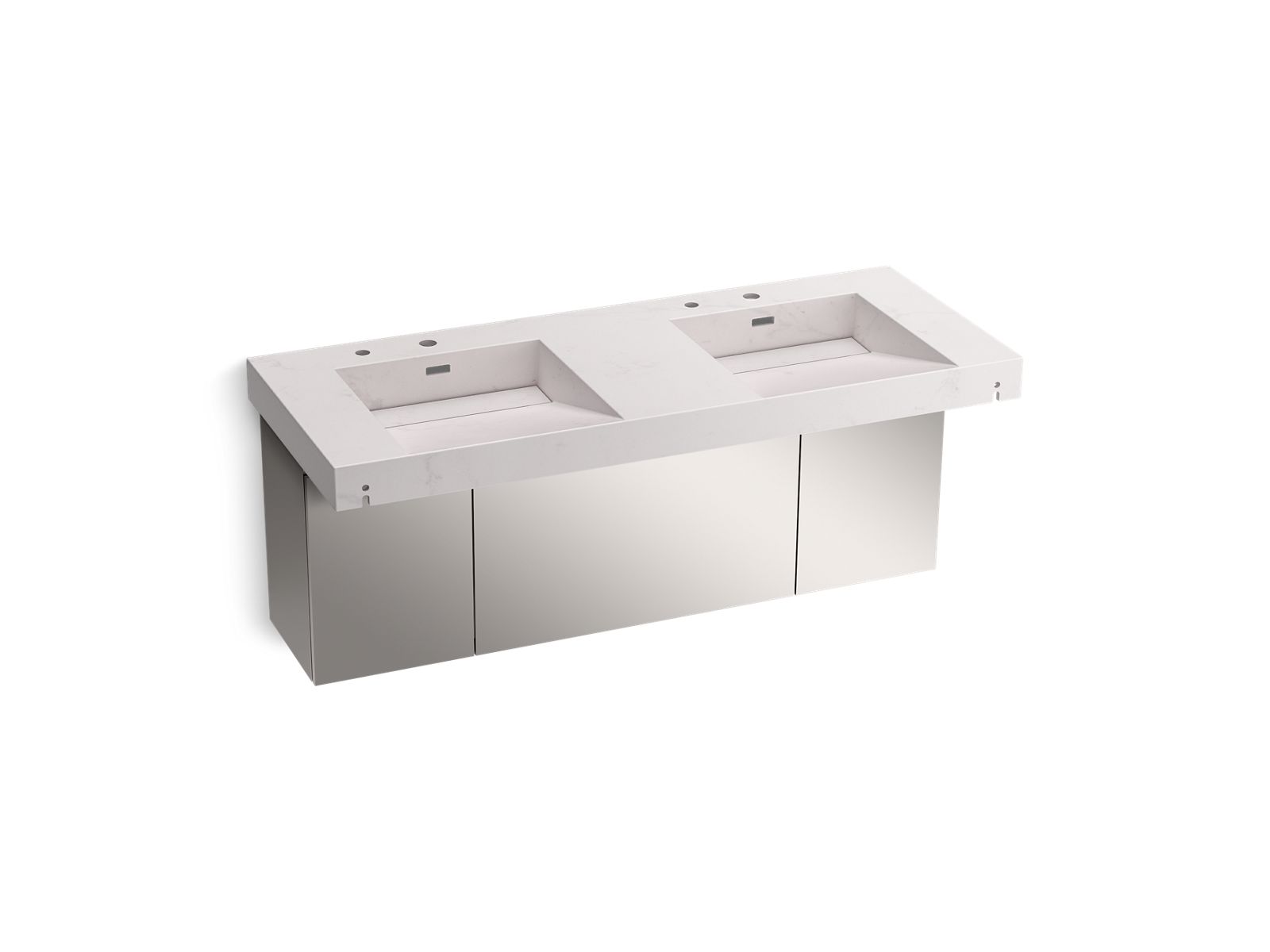 KOHLER Constellation™ 60" wall-mount basin lavatory system