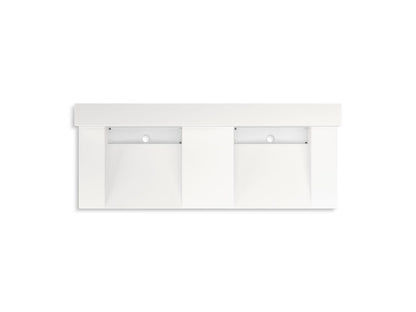 KOHLER K-81025-BSS Constellation 60" wall-mount basin lavatory system with backsplash
