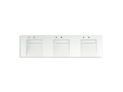 KOHLER K-81031-BSS Constellation 90" wall-mount basin lavatory system