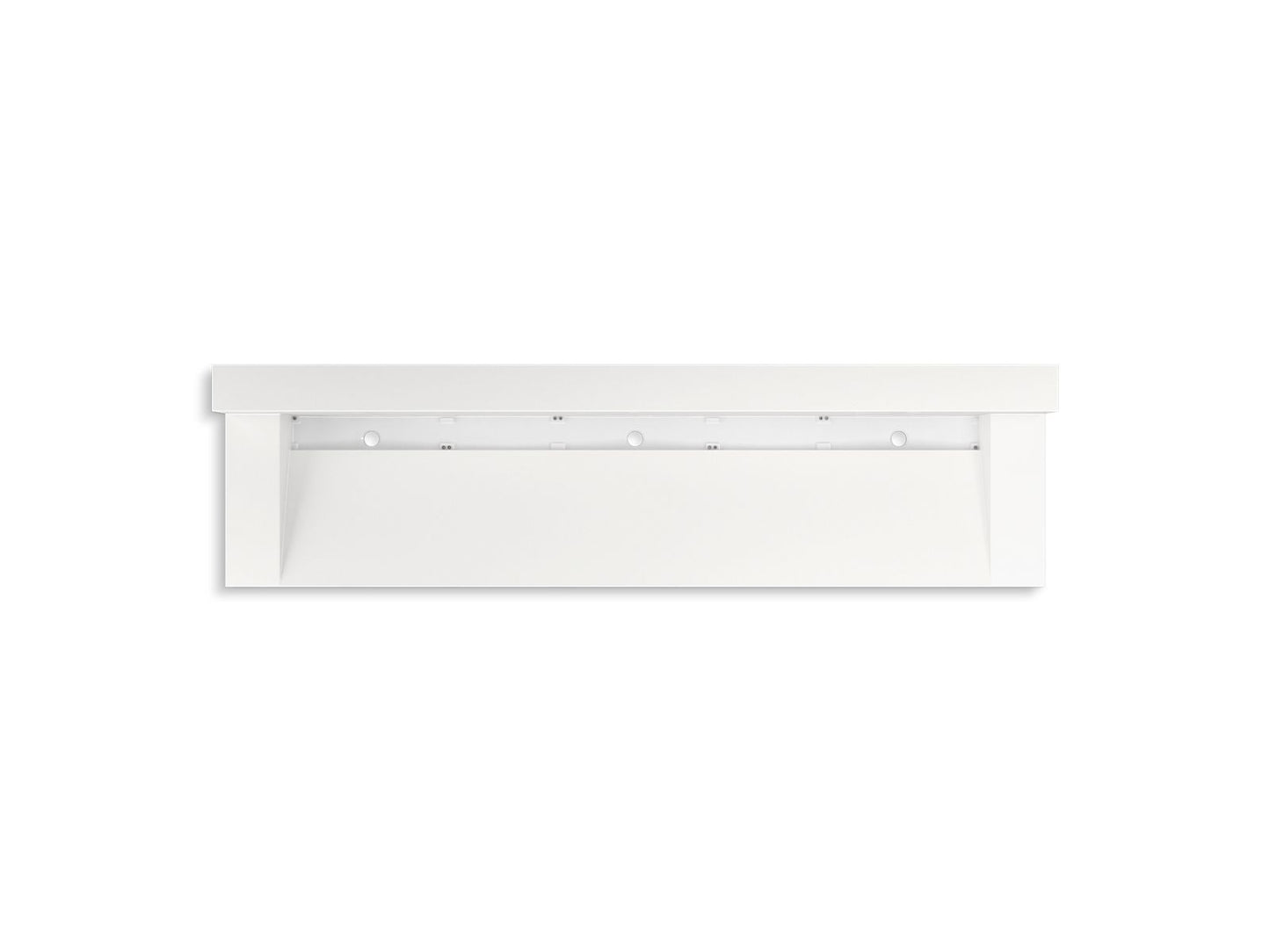 KOHLER K-81028-BSS Constellation 90" wall-mount trough lavatory system with backsplash