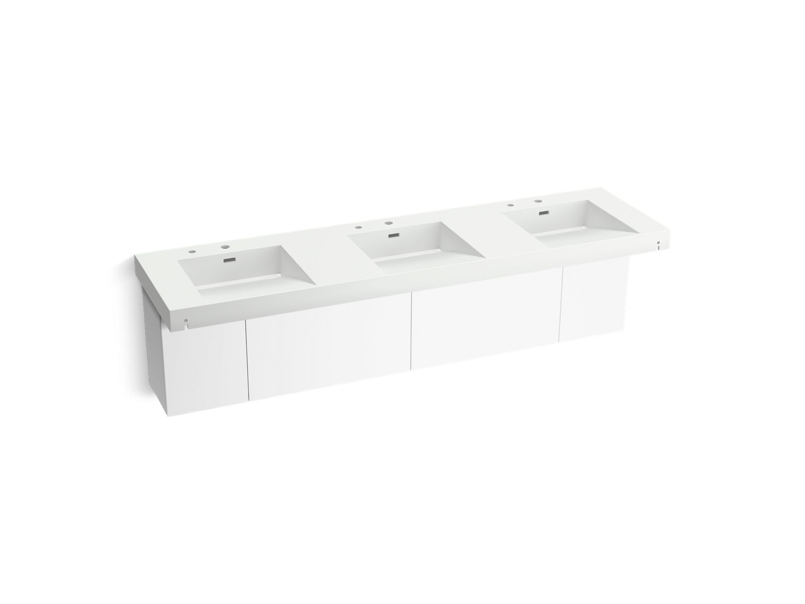 KOHLER K-81031-BPW Constellation 90" wall-mount basin lavatory system