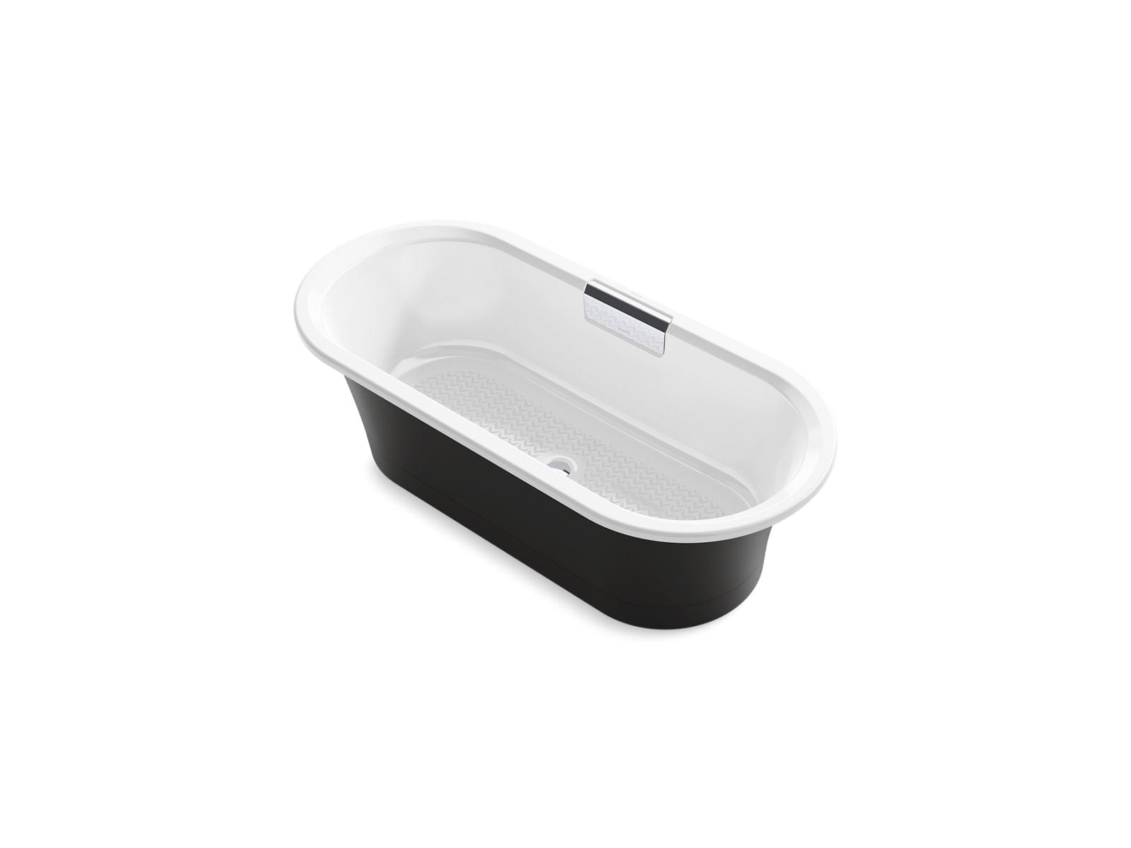 KOHLER K-29326-P5 Volute 63" x 28-3/8" freestanding bath with base