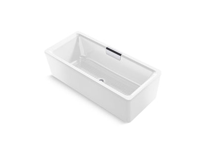 KOHLER K-29327-0 Volute 63" x 28-3/8" freestanding bath with shroud