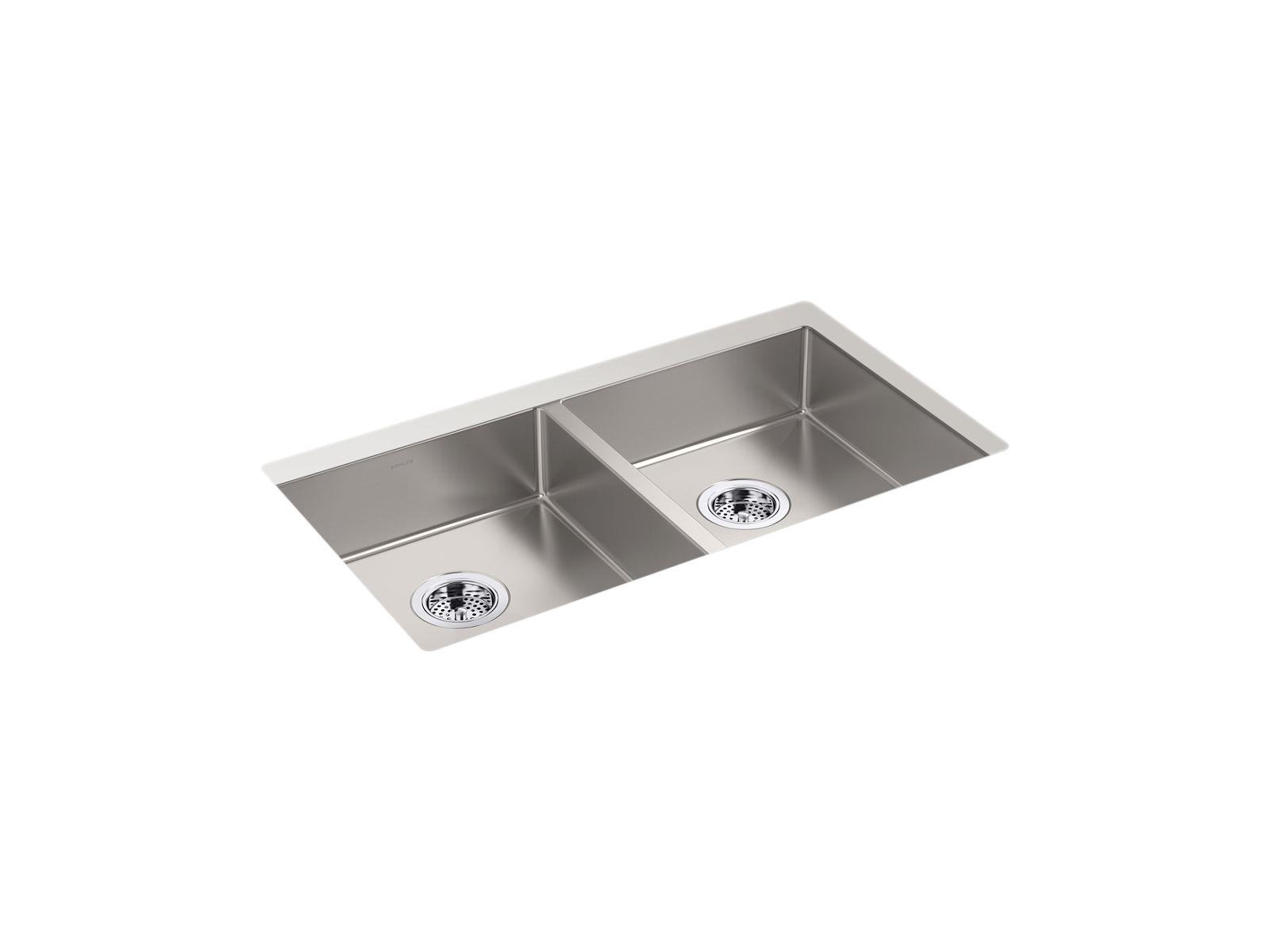 KOHLER Strive 32" undermount double-bowl kitchen sink