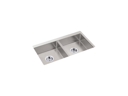 KOHLER Strive 29-1/2" undermount double-bowl kitchen sink