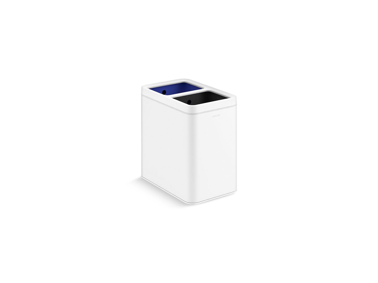 KOHLER K-31315 22-liter dual-compartment open-top trash can