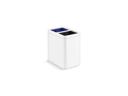 KOHLER K-31315 22-liter dual-compartment open-top trash can