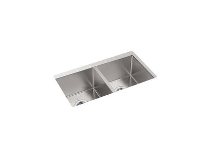 KOHLER Strive 29-1/2" undermount double-bowl kitchen sink