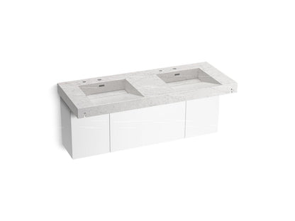 KOHLER K-81030-BPW Constellation 60" wall-mount basin lavatory system