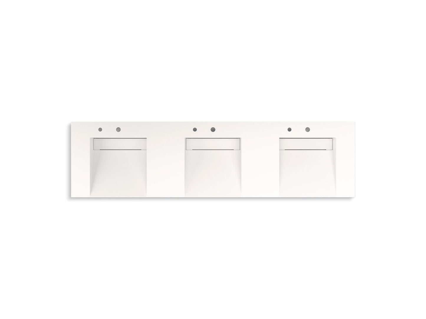 KOHLER K-81031-BSS Constellation 90" wall-mount basin lavatory system