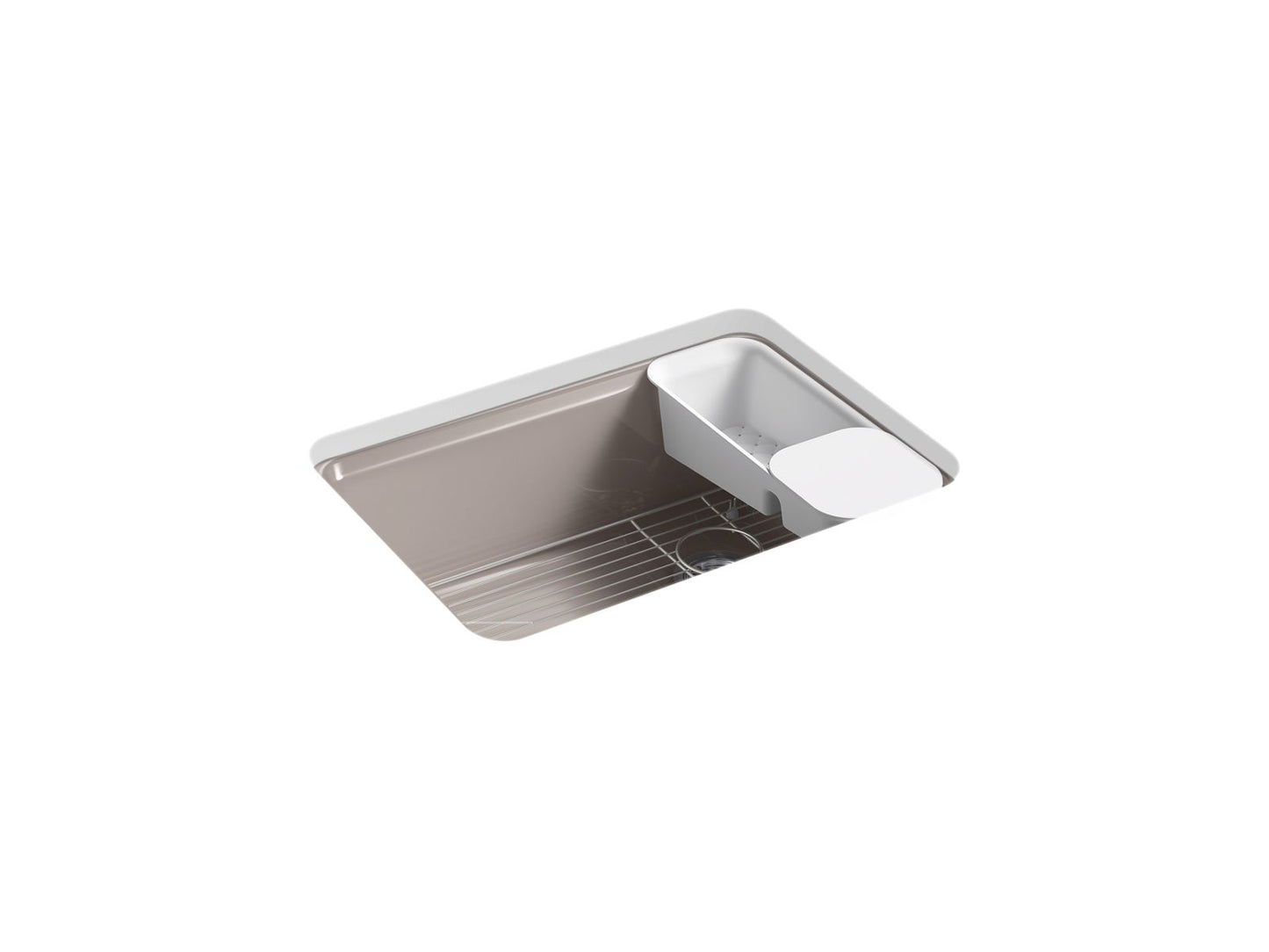 KOHLER K-8668-5UA2 Riverby 27" undermount single-bowl workstation kitchen sink
