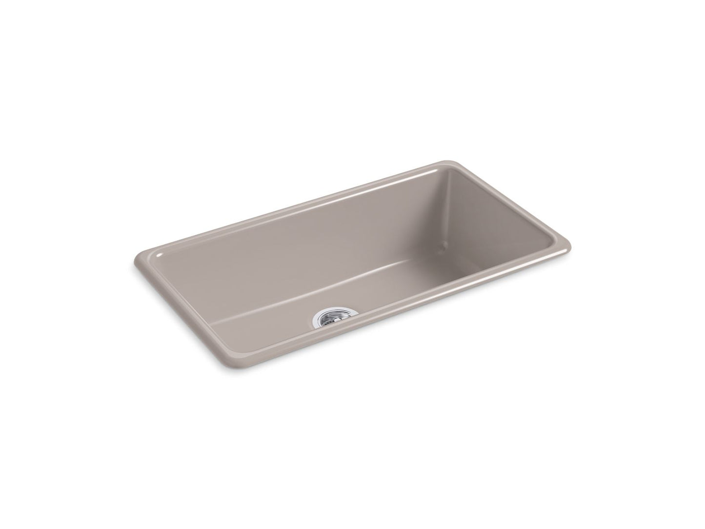 KOHLER K-5707 Iron/Tones 33" top-/undermount single-bowl kitchen sink